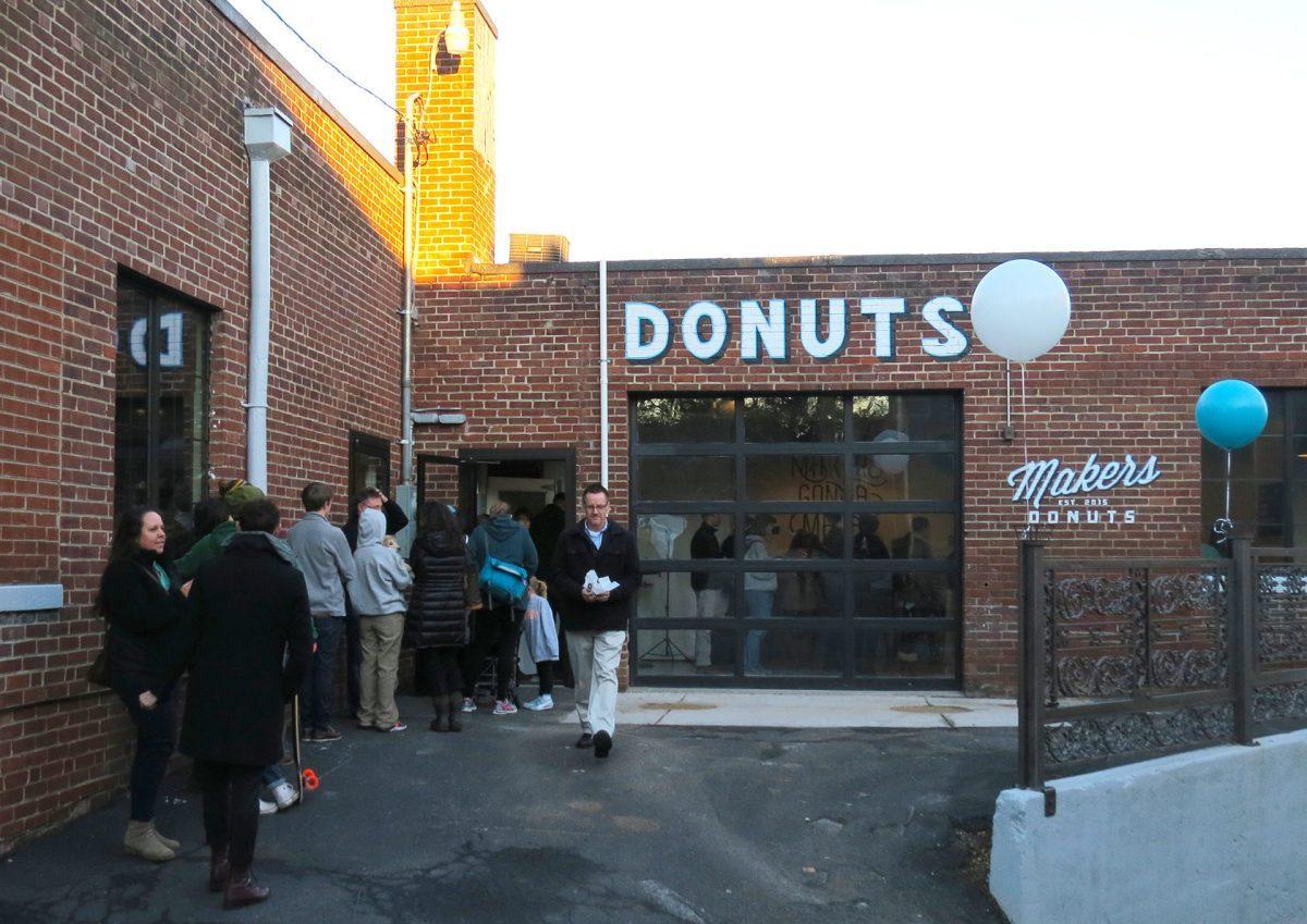 Makers Donuts have sold out almost everyday around noon.