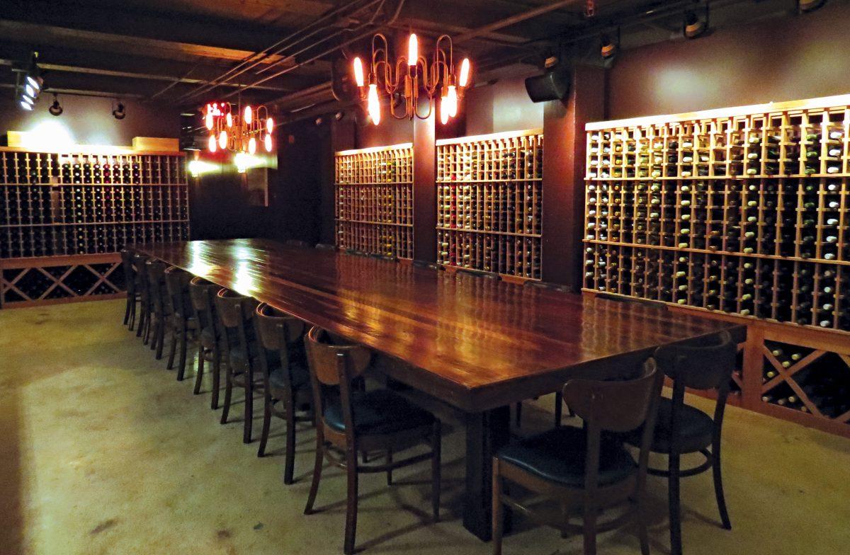 The bar's basement houses a huge conference room perfect for living out all your Godfather fantasies.