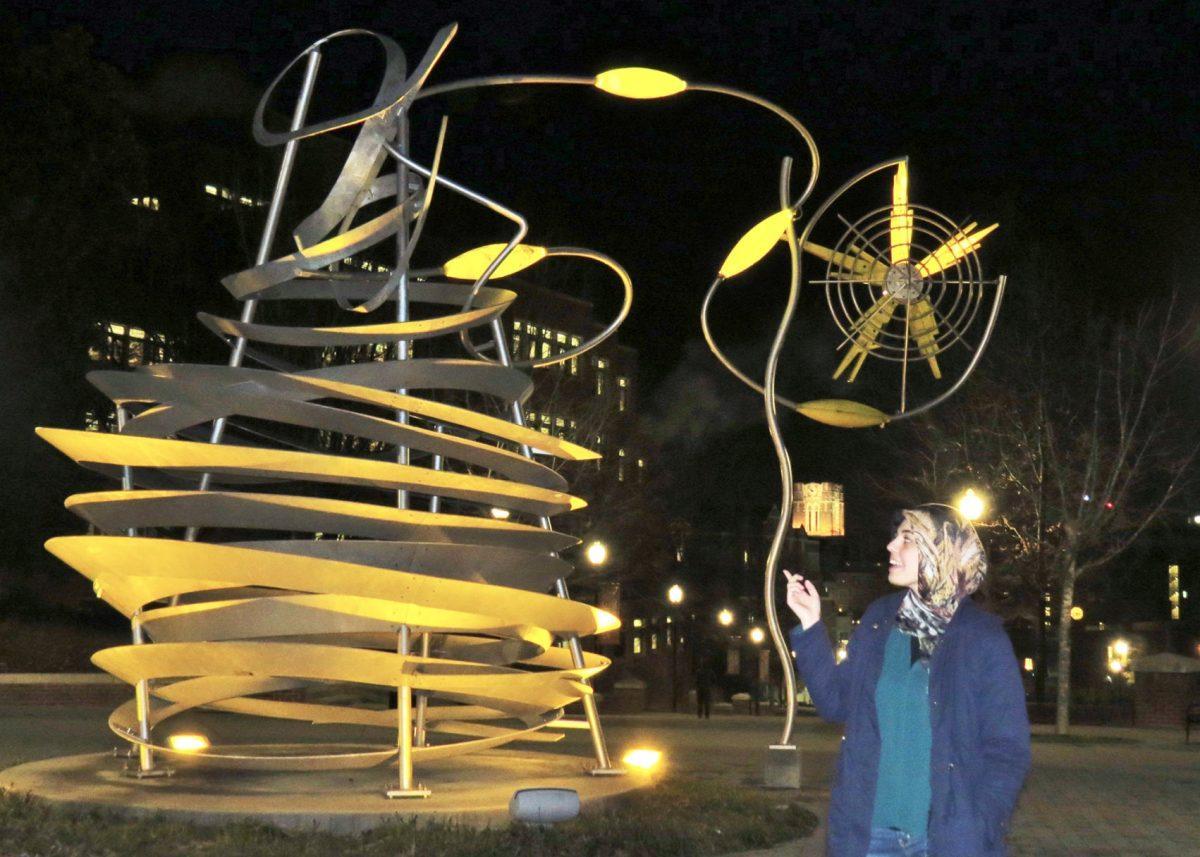 “I appreciate the attempted aesthetic but … I really don’t like this statue.”- Emine Fidan, sophomore in biosystems engineering