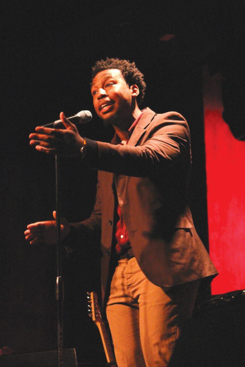 First annual Big Ears indie poetry slam in the Square Room.