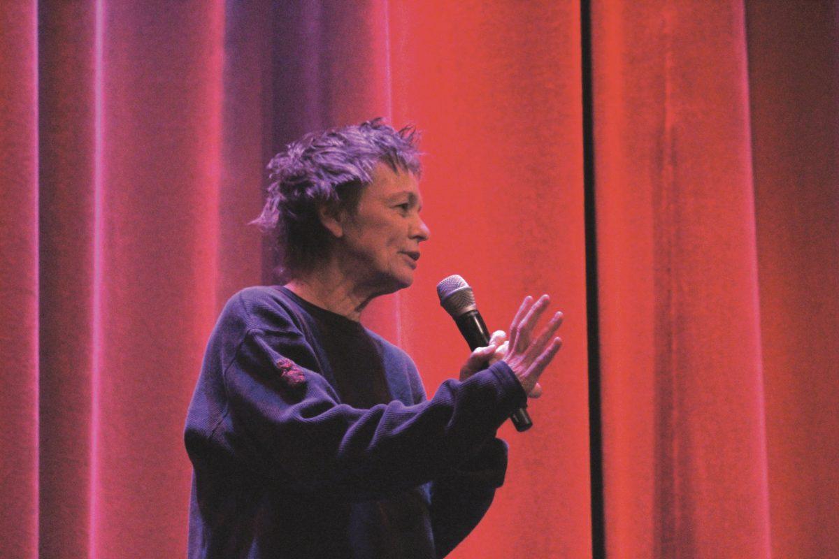 Laurie Anderson held a Q&amp;A in the Tennessee Theatre and a performance on Saturday April 2nd, 2016.