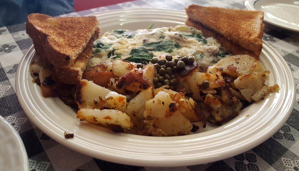 Health Lover's Omlette at local restaurant Colonel's Cafe on Kingston Pike.
