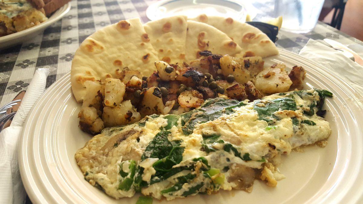 Health Lover's Omlette at local restaurant Colonel's Cafe on Kingston Pike.