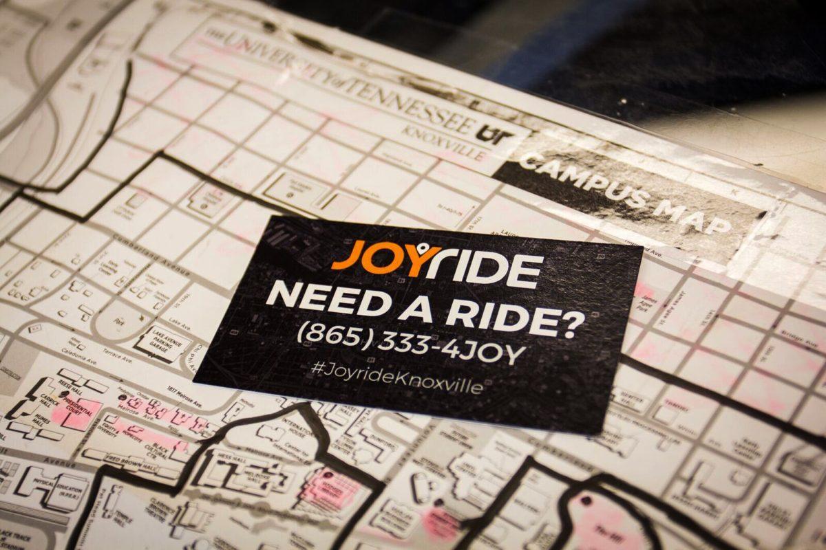 Joyride has returned for the fall 2016 semester and continues to offer safe rides throughout Knoxville on a tip only system.