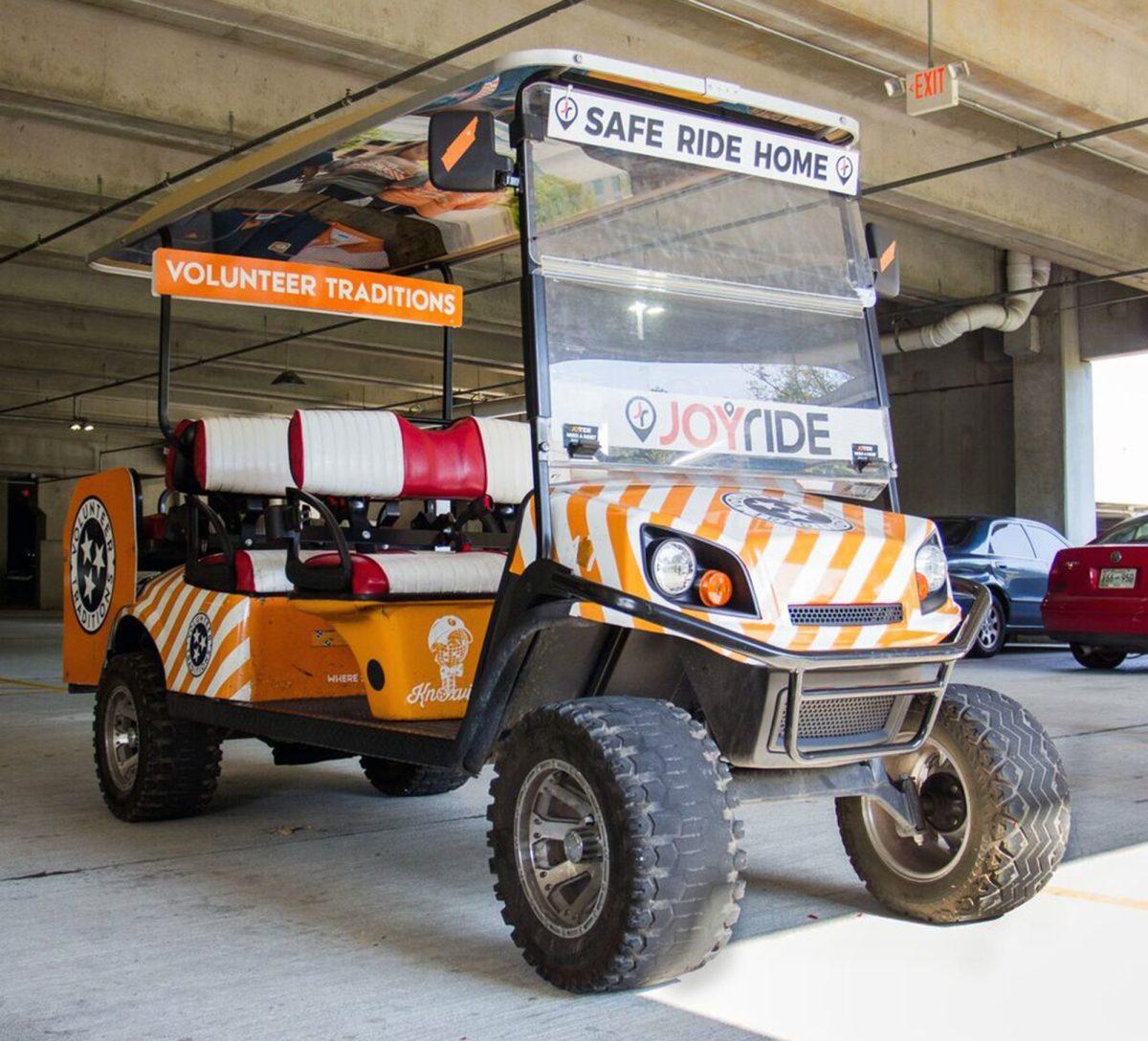 Joyride has returned for the fall 2016 semester and continues to offer safe rides throughout Knoxville on a tip only system.