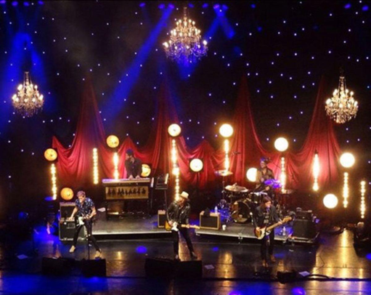 Needtobreathe performing at the Fox Theatre in Atlanta, GA in December 2015.