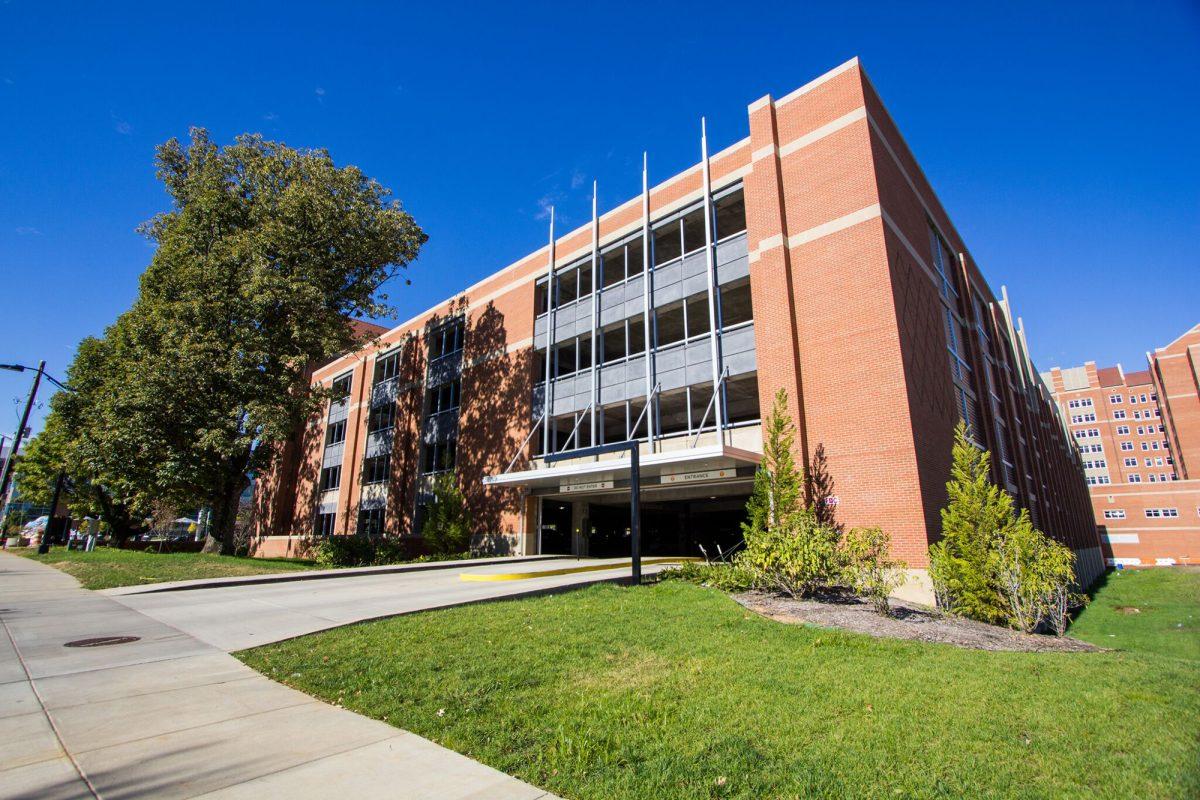 The recently constructed G16 garage is located on Volunteer Boulevard.