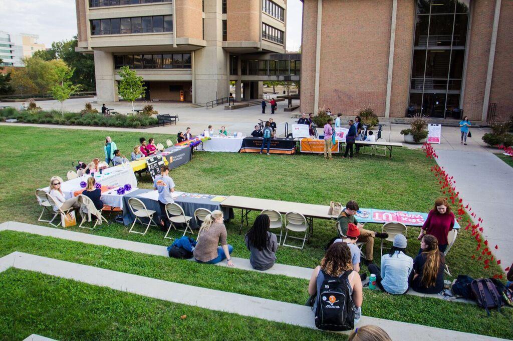 Take Back the Night took place Thursday, Oct. 27, in the HSS Amphitheater. 