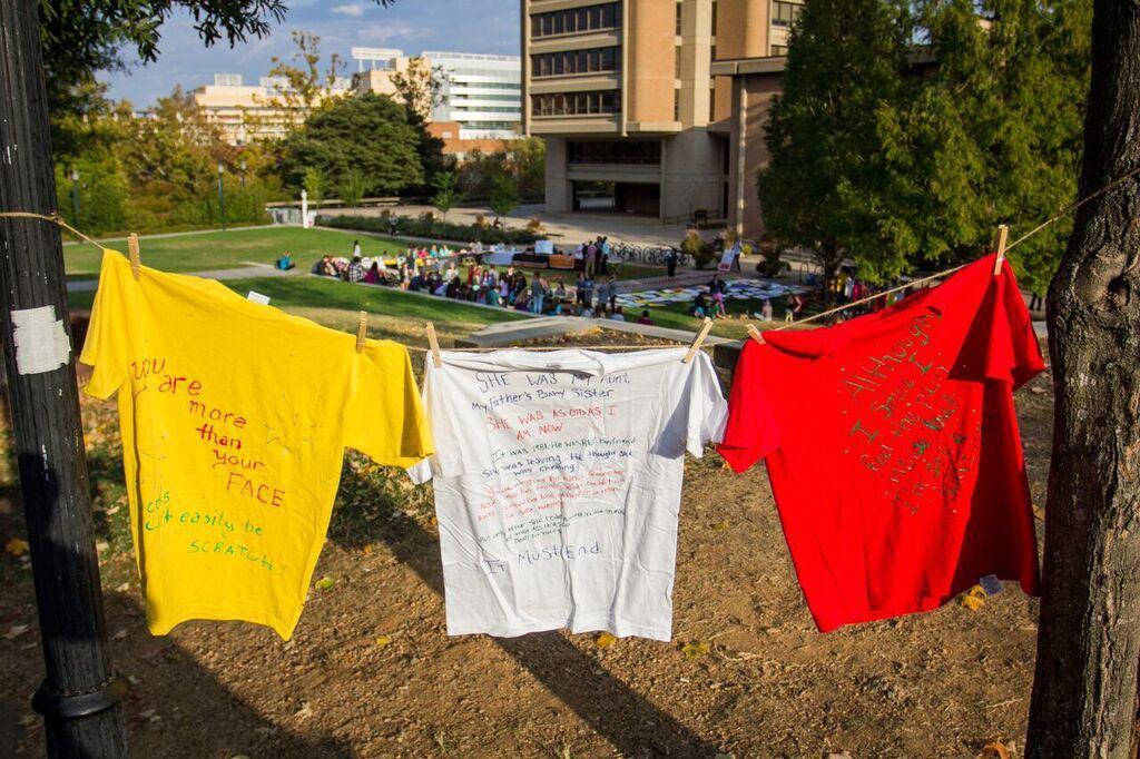Take Back the Night took place in the HSS Amphitheater Thursday, Oct. 27. 