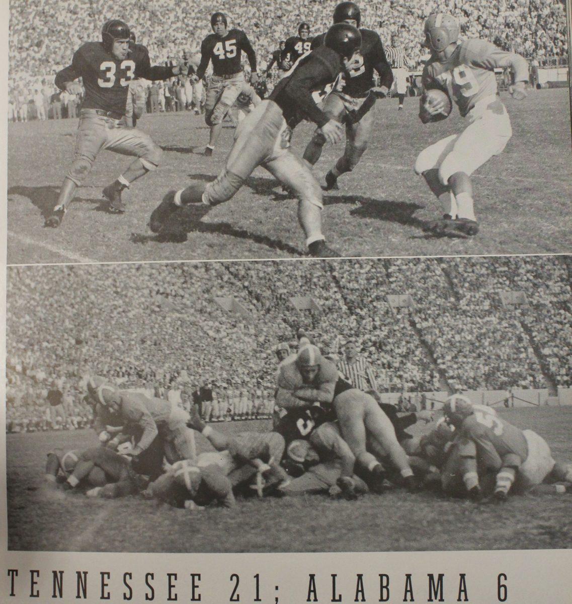 On Oct. 18, 1949, the Vols football team won their Homecoming game against Alabama 21-6.