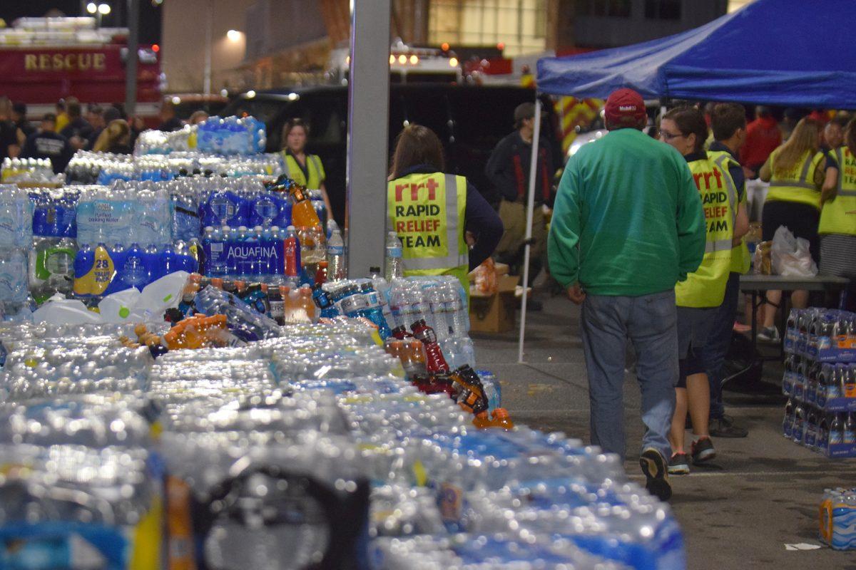Donations are amassed for both firefighters and those affected by the wildfires in the Gatlinburg area.