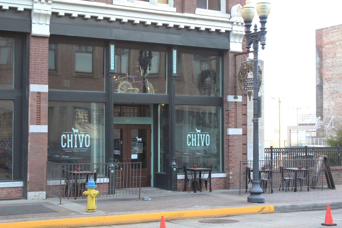 Chivo Taqueria is located on 314 S Gay Street in Knoxville.