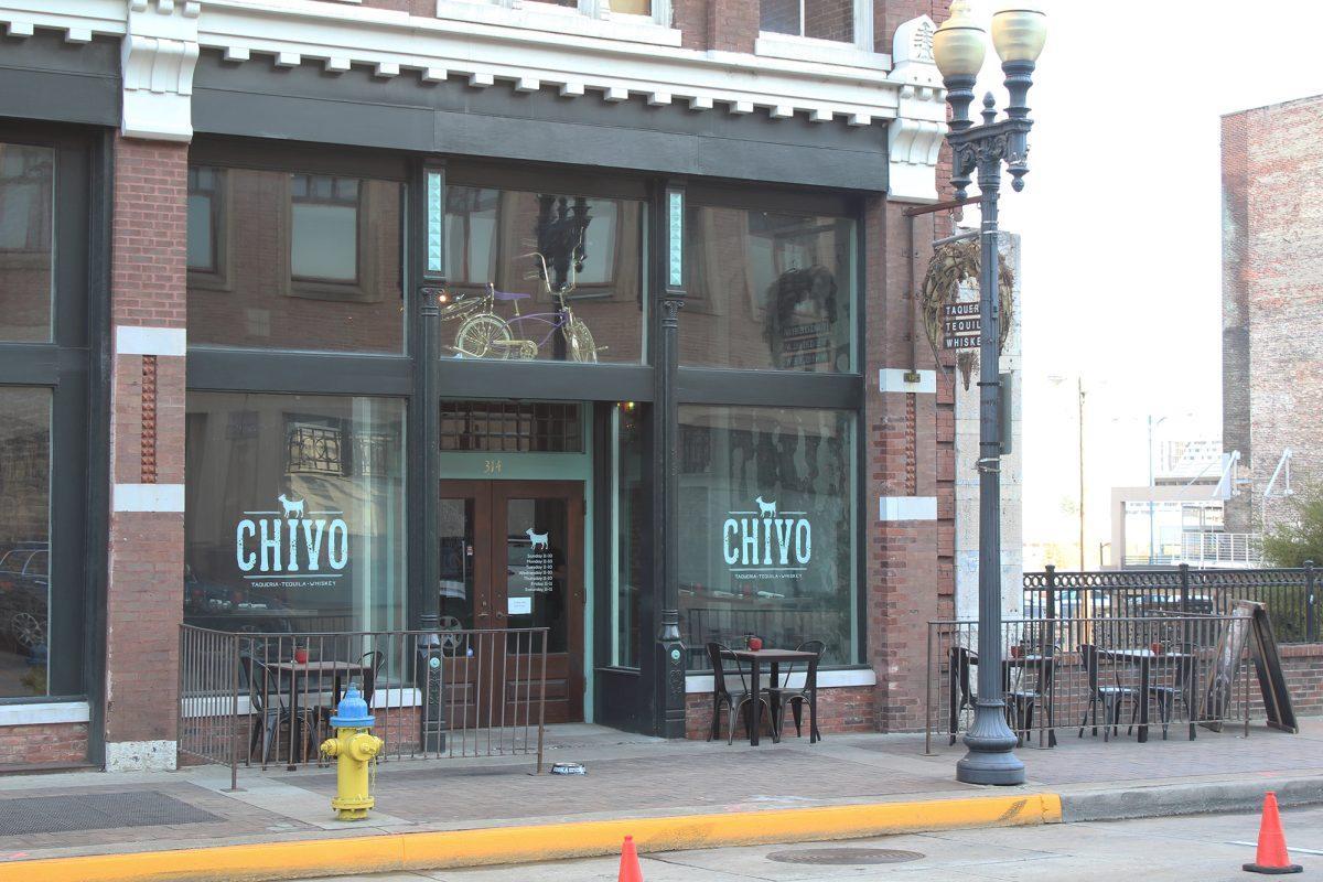Chivo Taqueria is located on 314 S Gay Street in Knoxville.