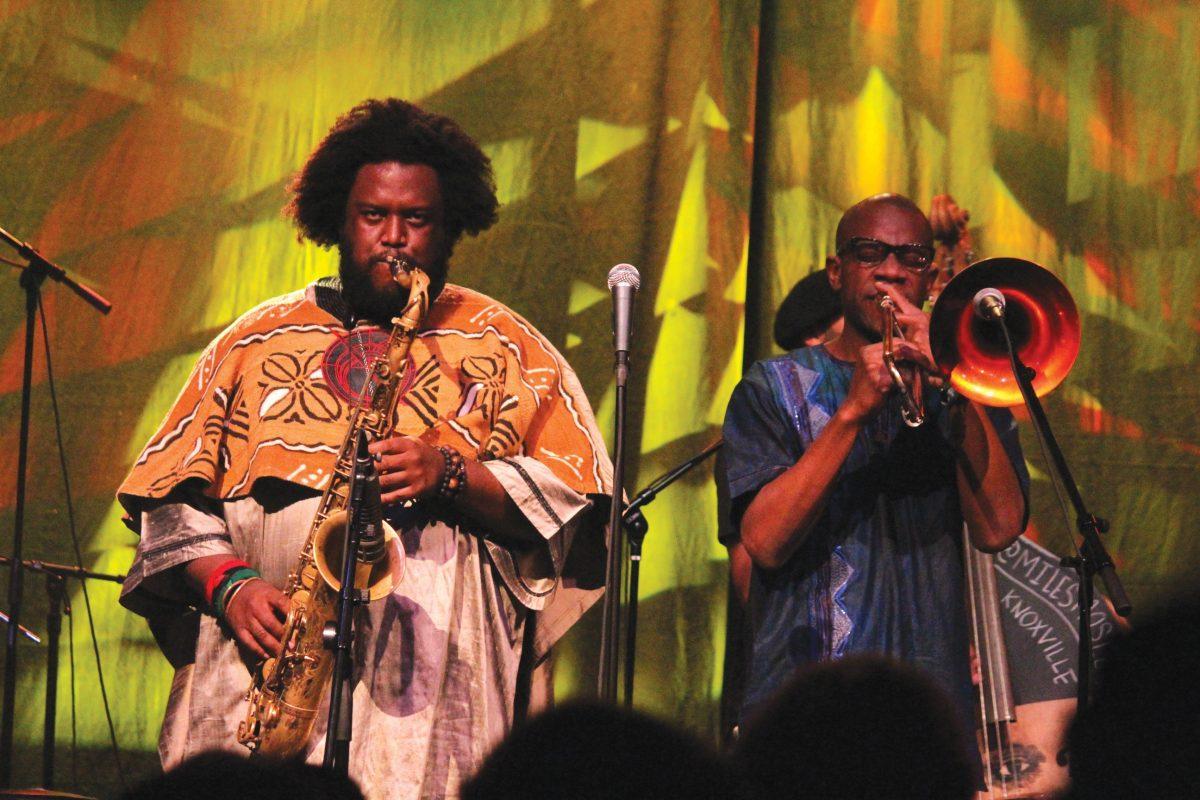 Kamasi Washington Perform at The Mill &amp; Mine on April 2nd, 2016 as apart of the Big Ears Festival.