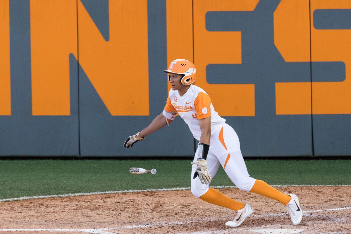 Brooke Vines, #4, during the game against Eastern Kentucky at Sherri Parker Lee Stadium on April 4, 2017.