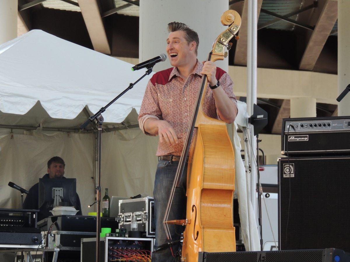 The Royal Hounds rocking the Cripple Creek stage.