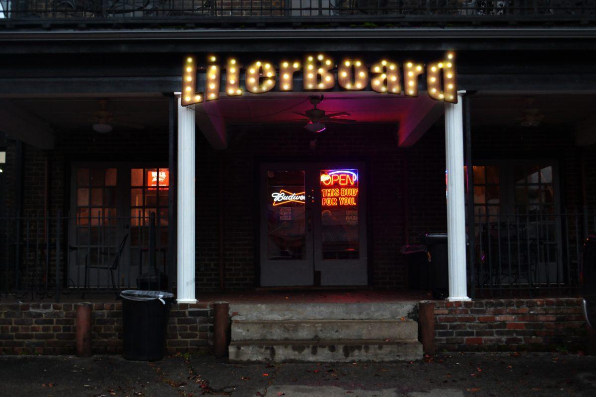 Literboard is located on Cumberland Avenue on the main strip. 