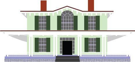 The Mabry-Hazen house was built in 1858, and three generations of the same family occupied it. 