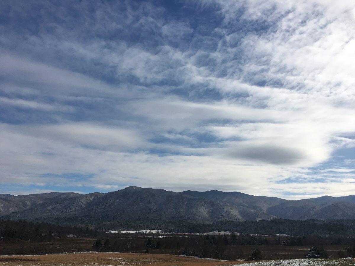 Cades Cove, located in the Great Smoky Mountains