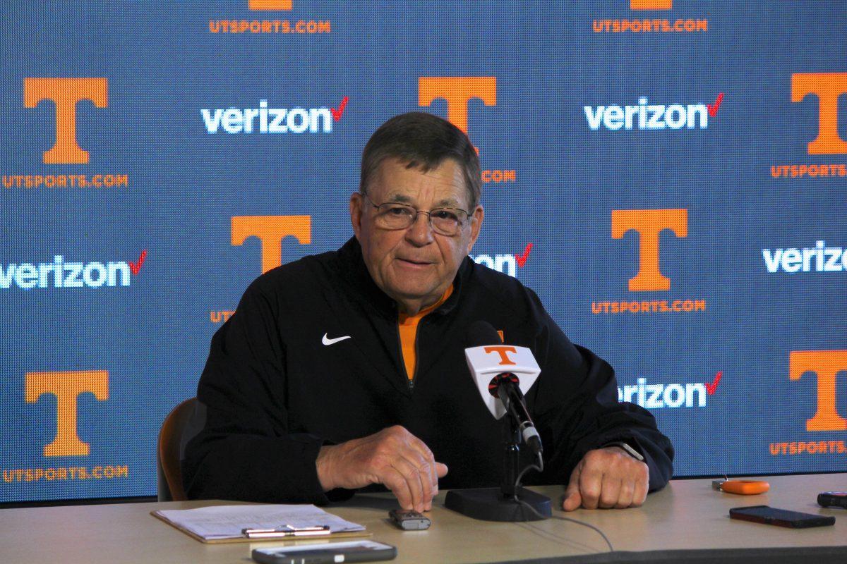 Co-Head Coach of the UT Softball team, Ralph Weekly, spoke in a press conference on March 1, 2017. 