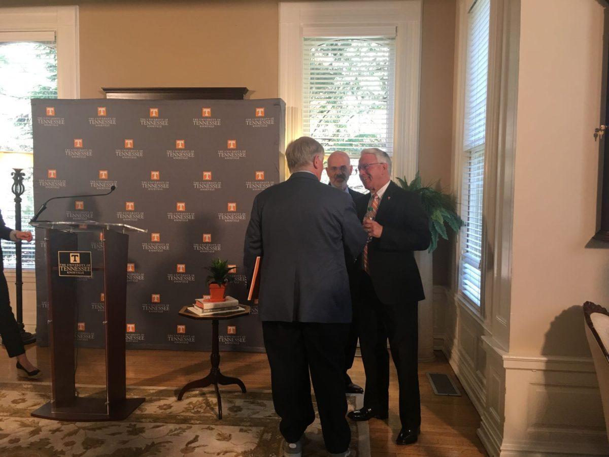 UT President Joe DiPietro and Interim Chancellor Wayne Davis address recent leadership changes. 