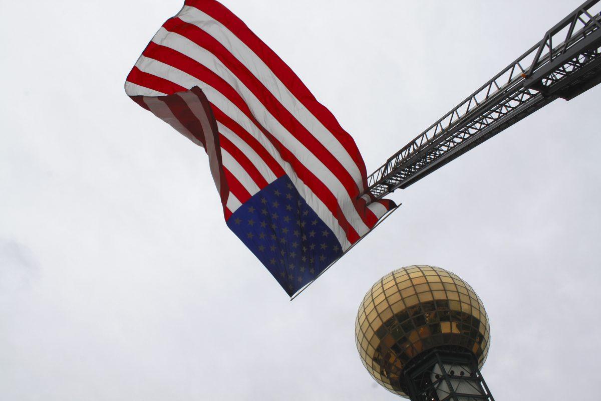 According to a study conducted by the social media network Foursquare, Knoxville was labelled America's most patriotic city based on the "check-in" rate at parades, parks, and firework retailers.