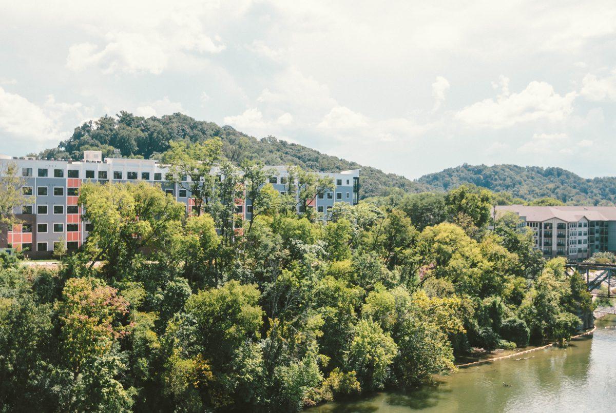 303 Flats sits on South side of the Riverfront. 