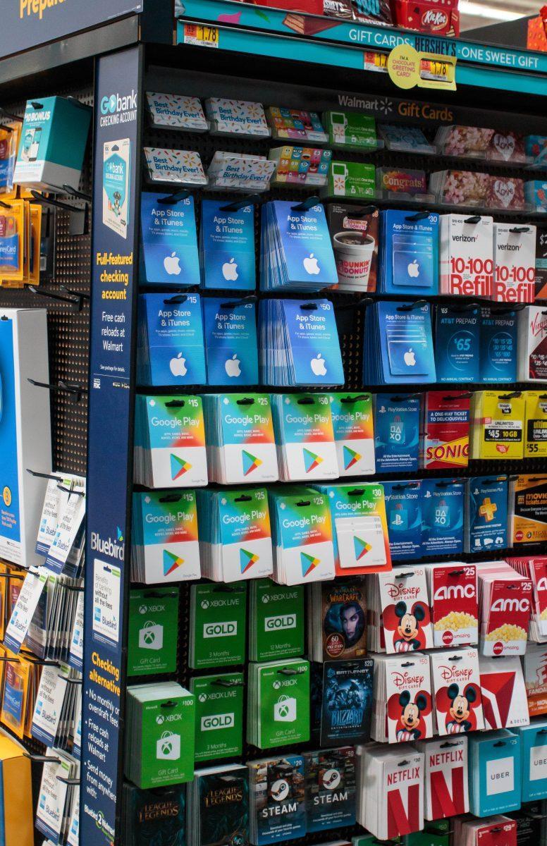 Giftcards are a simple but helpful gift to give your college student.