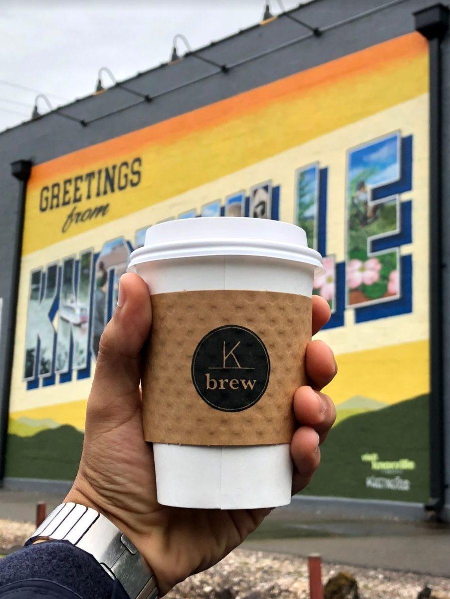 K Brew is a popular local coffee shop located on North Broadway. 