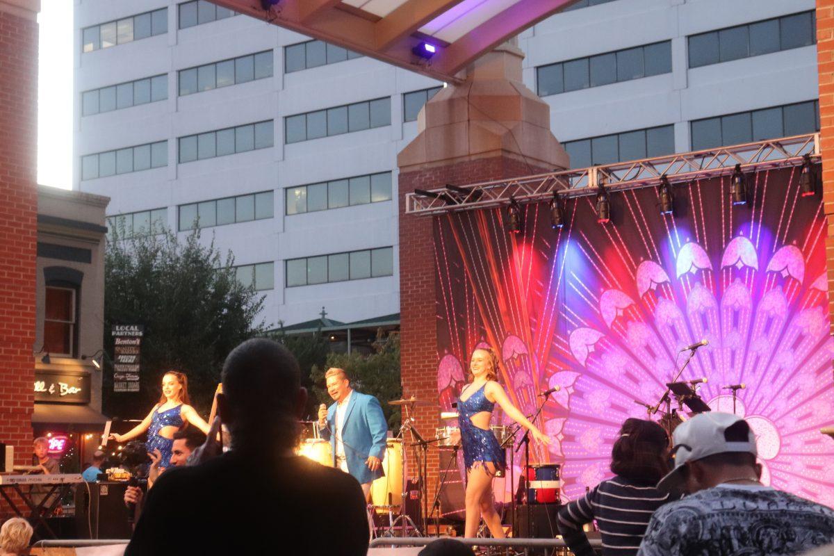 Performers take the stage as part of the Hola Festival held in Market Square on Sept. 29, 2018.