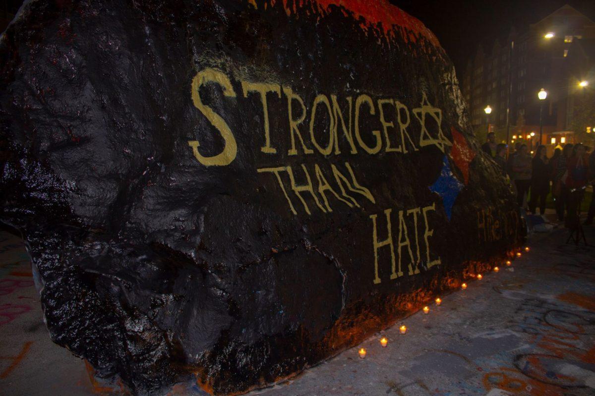Hillel at UTK hosts a vigil in remembrance of the deaths at the Pittsburg synagogue shooting.