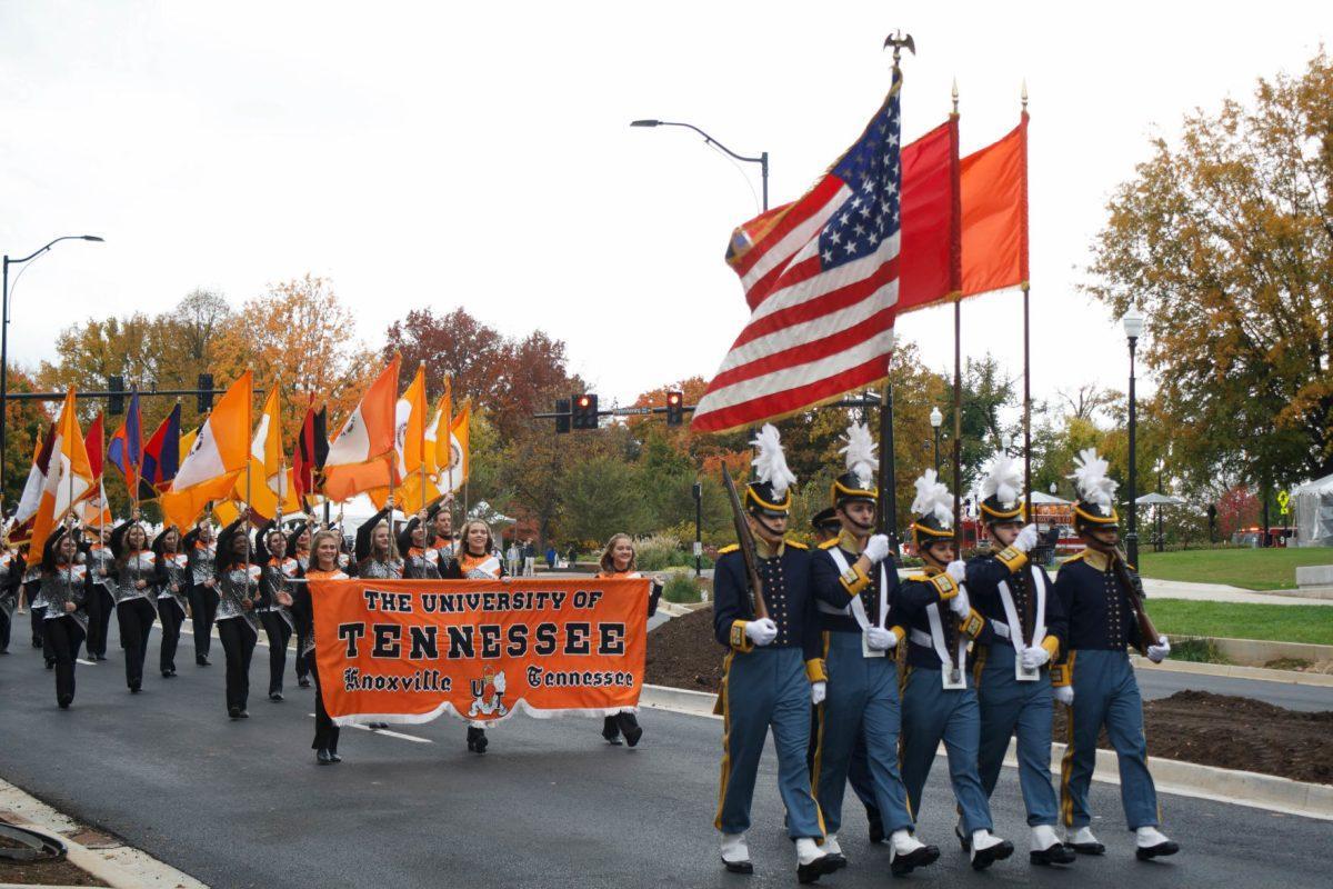 The annual Homecoming Parade begins near Circle Park on Nov. 2, 2018.