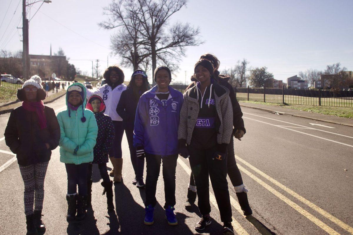 The Zeta Doves march in the MLK Day Parade on Jan. 21, 2019 held in Chilhowee Park. 
