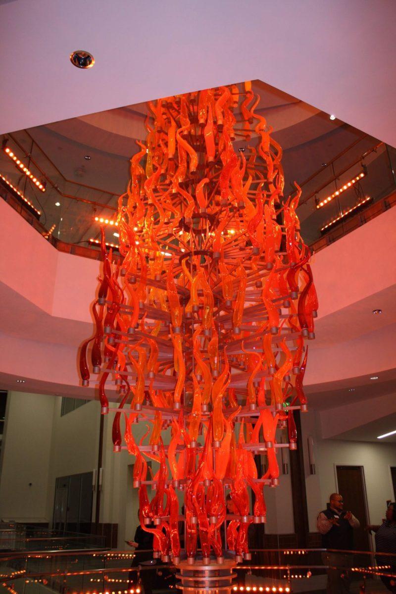 Phase II of the Student Union's main spectacle was lit on Jan. 8. 