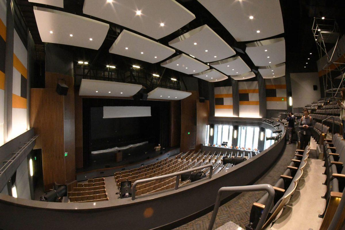 The new auditorium will be completed sometime during the middle of the spring semester and will seat nearly 1,000. 