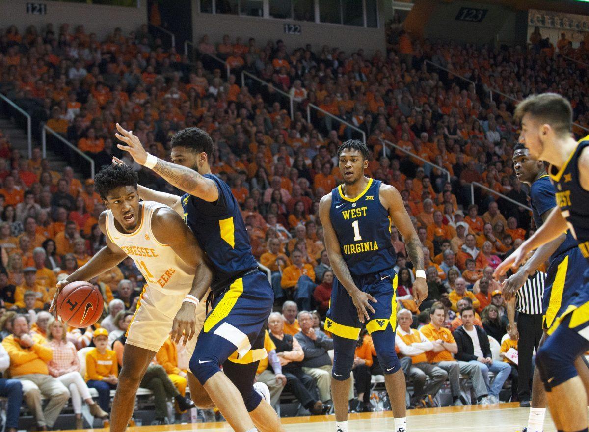 Kyle Alexander, #11, during game against West Virginia on Jan. 26, 2019 at Thompson-Boling Arena.