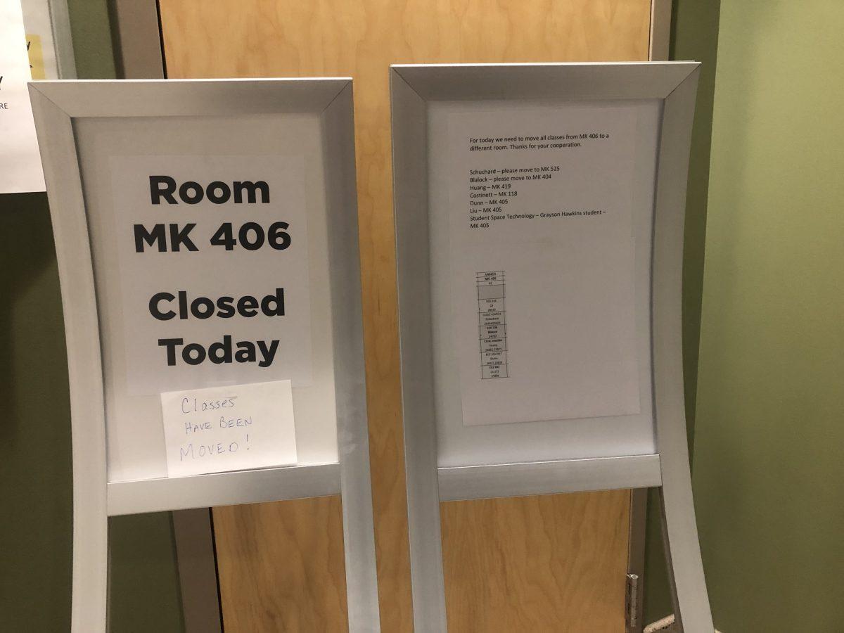 Min Kao Room 406 remained closed for most of Tuesday. 