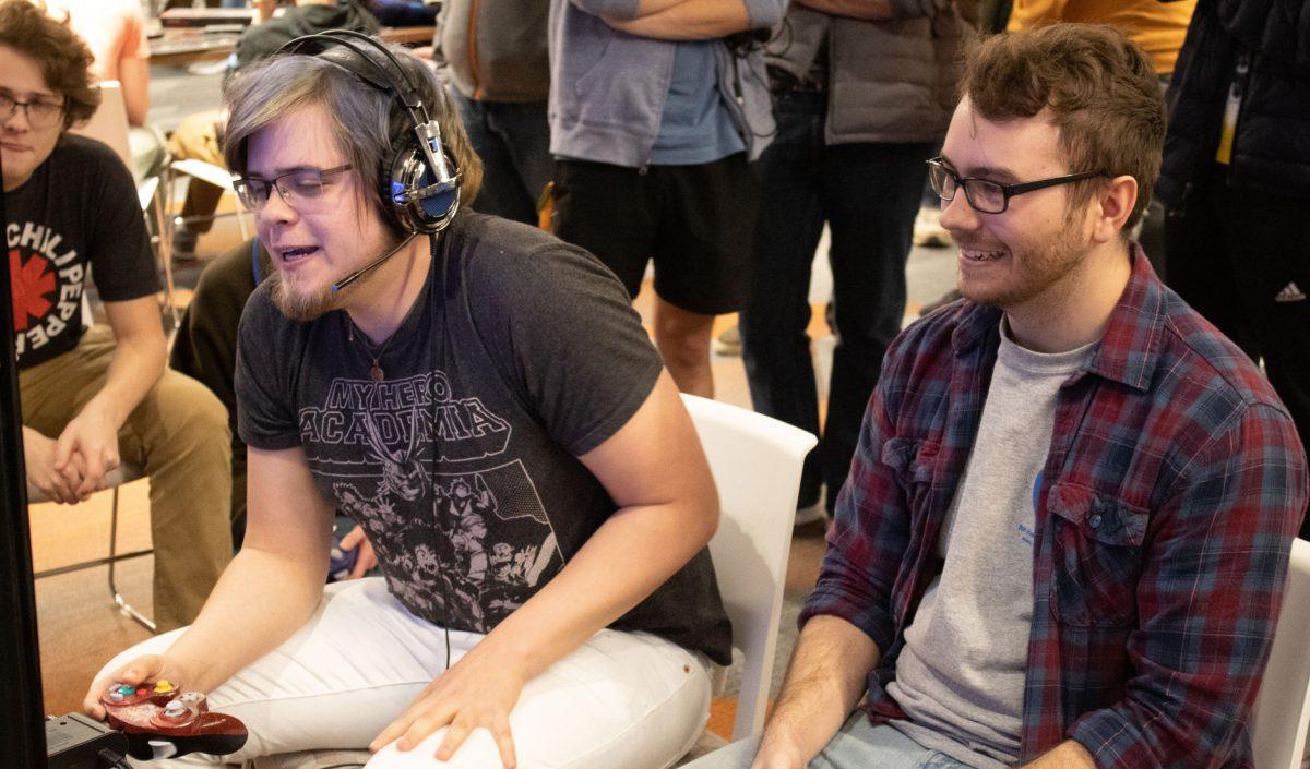 Smash Bash tournament event at the Student Union on Friday, Feb 8 in room 262. Players battle against each other in Nintendo's fighting game Super Smash Bros Ultimate. 