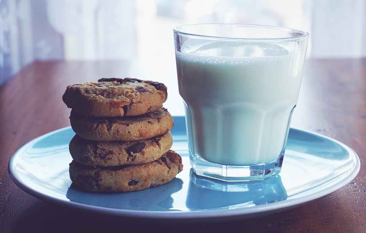 Like PB&amp;J, milk and cookies are one of America's classic pairings. 