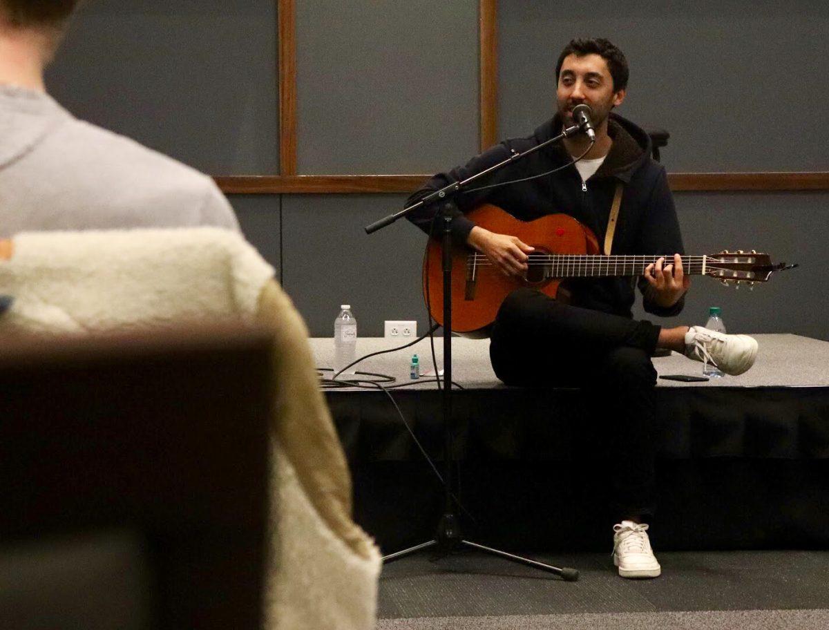 Morgan Jay, a music comedy performer based out of L.A., traveled to UT on Wednesday Feb. 20, 2019 to perform through the Campus Events Board. 