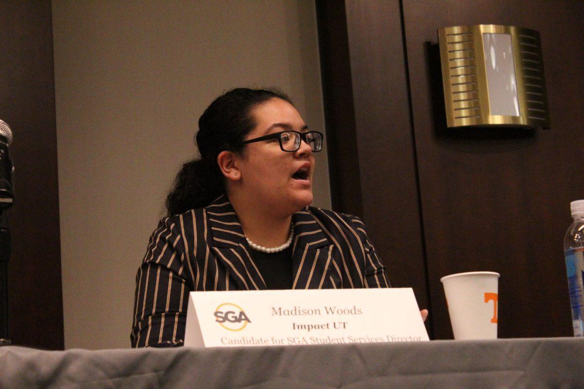 Madison Woods is running as the student services director candidate for Impact. 