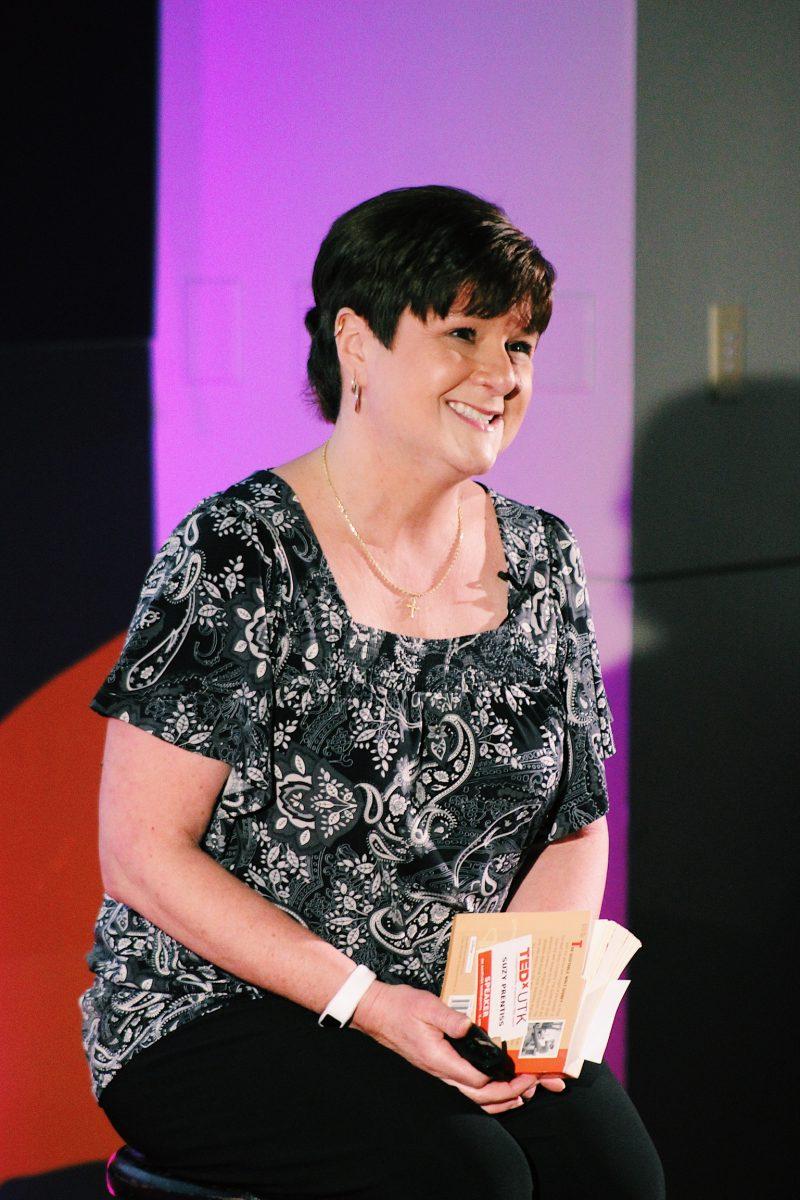 Dr. Suzy Prentiss, professor in the College of Communication and Information gave a talk titled "The Power of Storytelling," during the 2019 TEDxUTK talks.