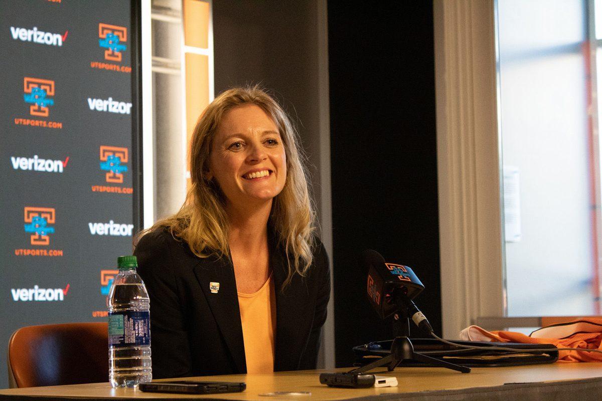 Lady Vols alumnus Kellie Harper was named head coach in a news conference Wednesday April 10, 2019.