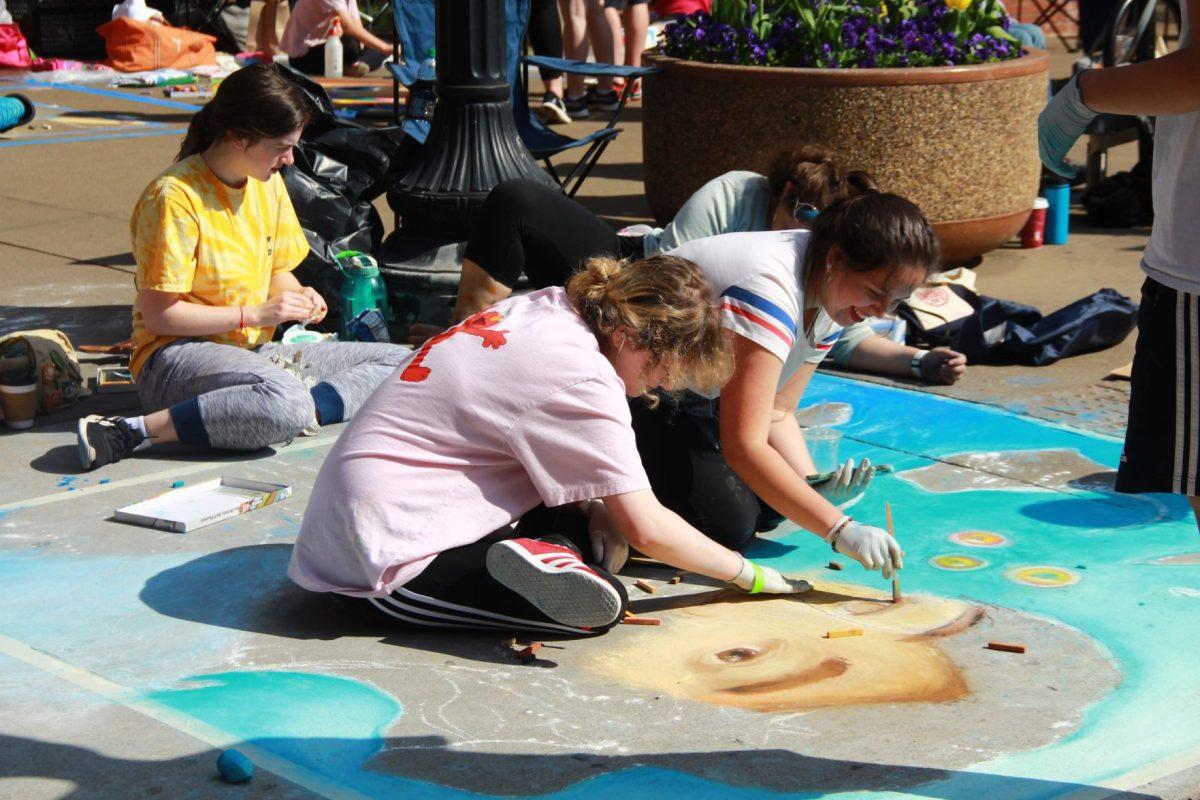 The 11th annual Dogwood Arts Chalk Walk turned the streets of downtown Knoxville into an art studio on Saturday April 6, 2019.