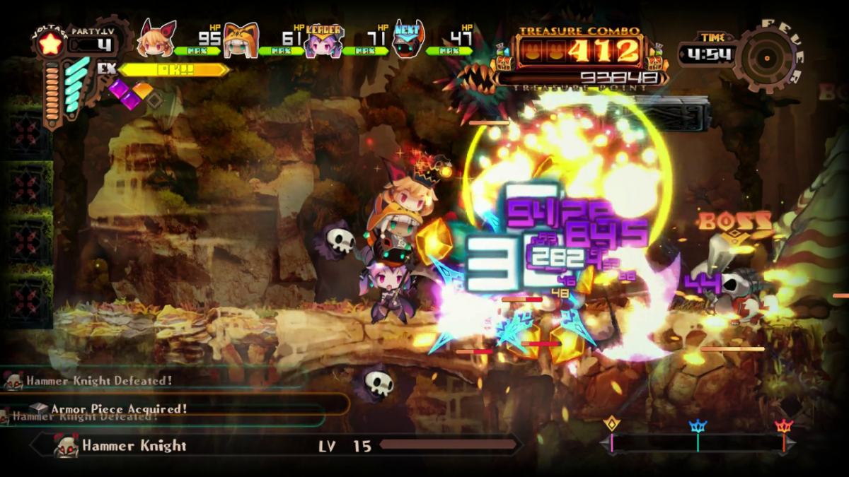 Gameplay from 'Lapis x Labyrinth.'
