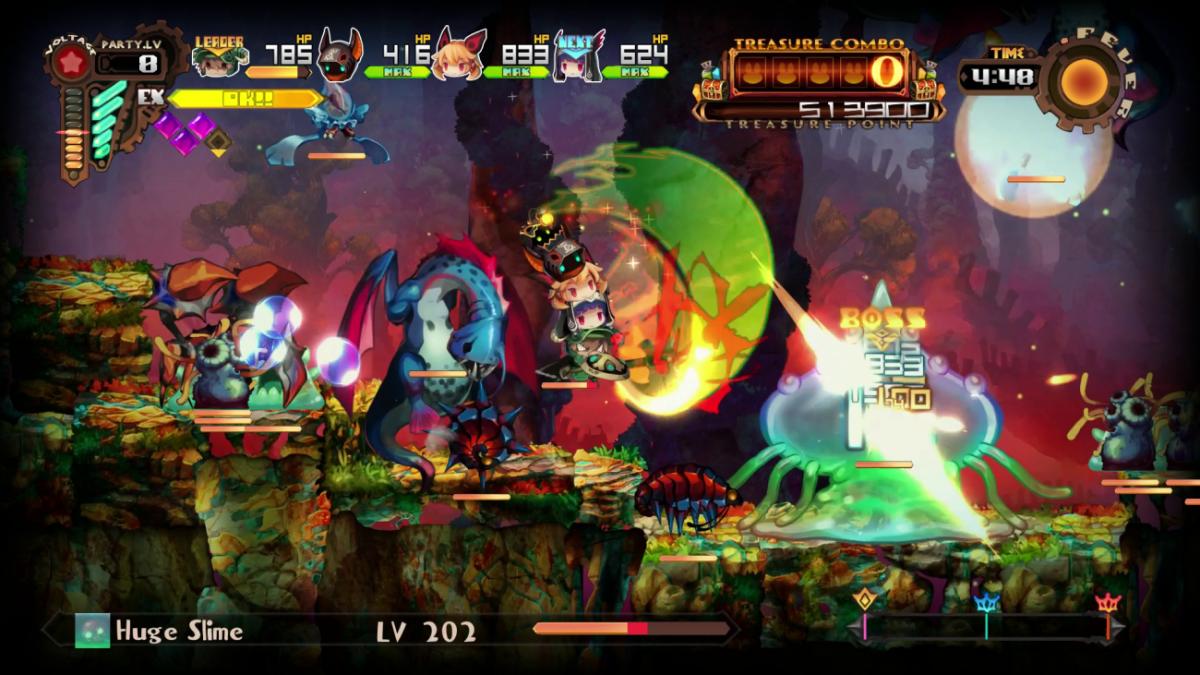 Gameplay from 'Lapis x Labyrinth.'