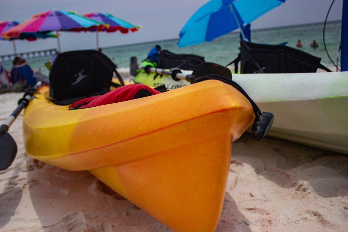 Ocean kayaking proves a challenge, but a fun one. 