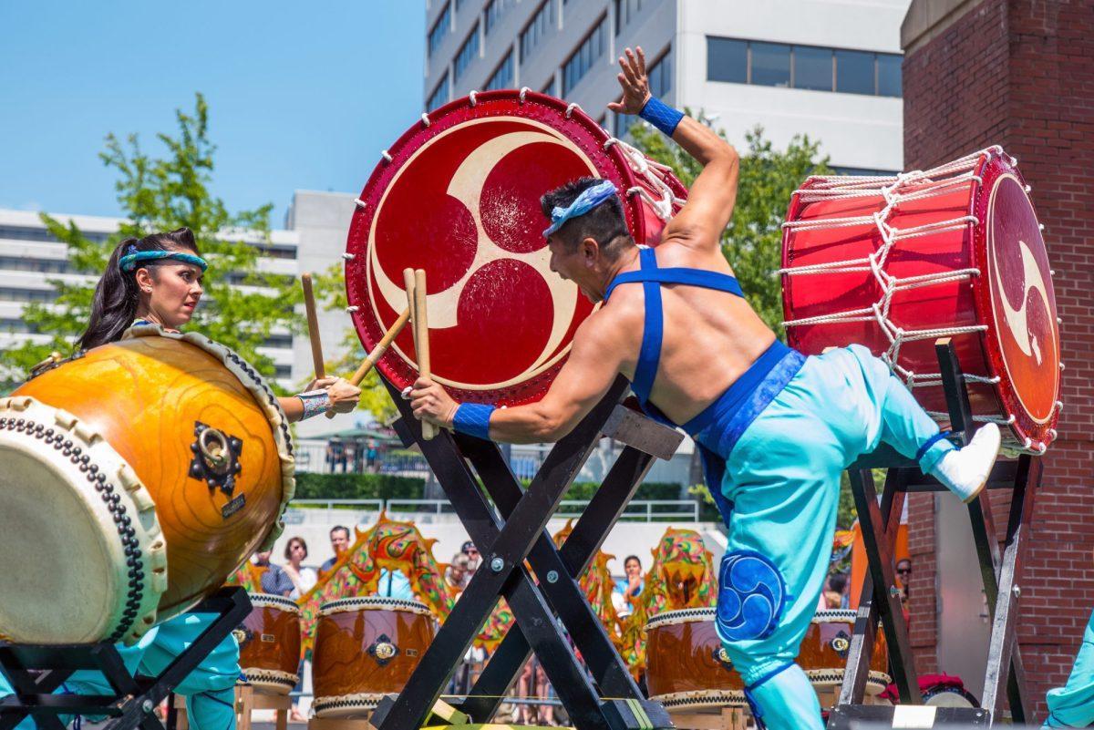 Taiko dance at the 5th annual Knoxville Asian Festival in 2018. 