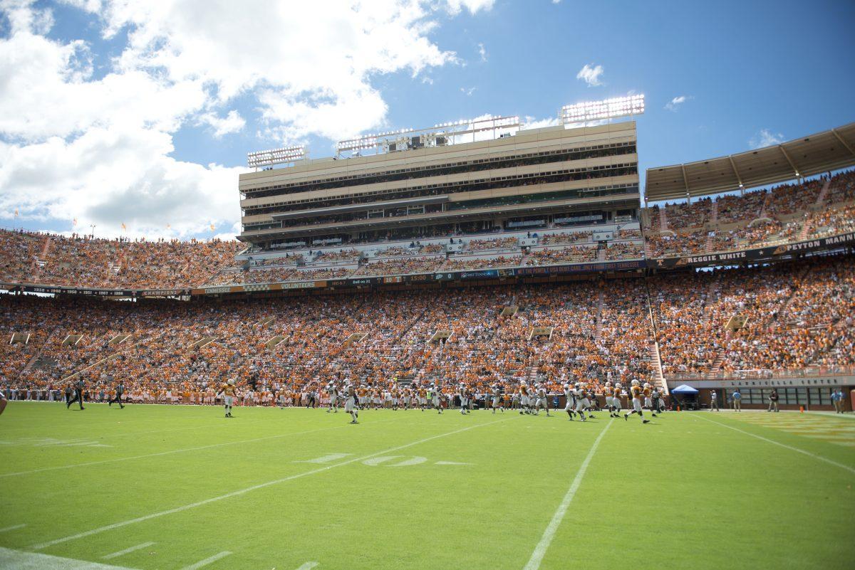 The Vols will play eight games at Neyland Stadium during the 2019 season.
