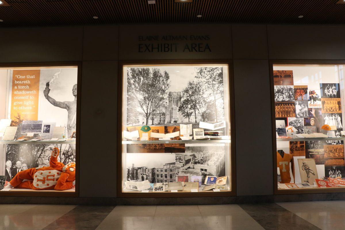 Hodges Library displays vintage artifacts and archival photos of UT over its 225 years of institution on Tuesday, September 10, 2019. 